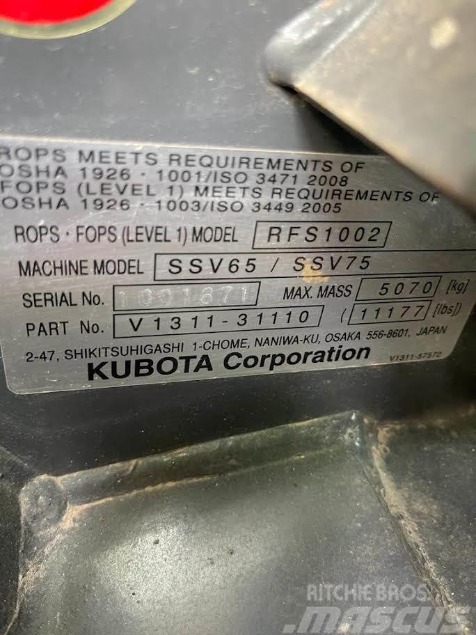 Kubota SSV65 Chargeuse compacte