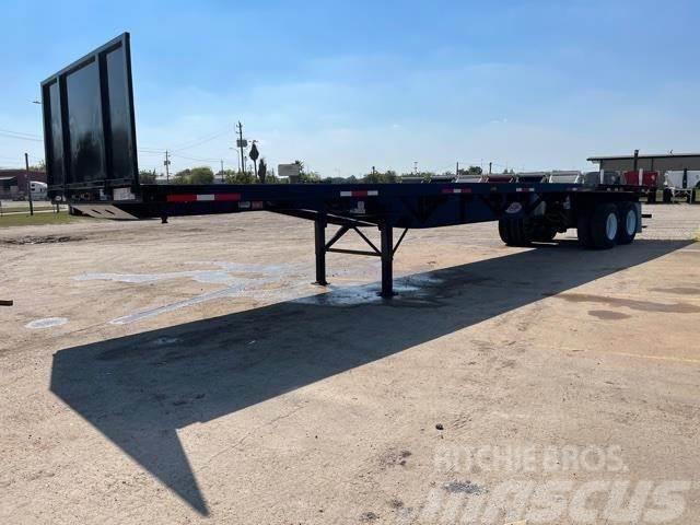  Wade 45' FLATBED WITH MOFFIT KIT AIR RIDE SUSPENSI Remorque ridelle