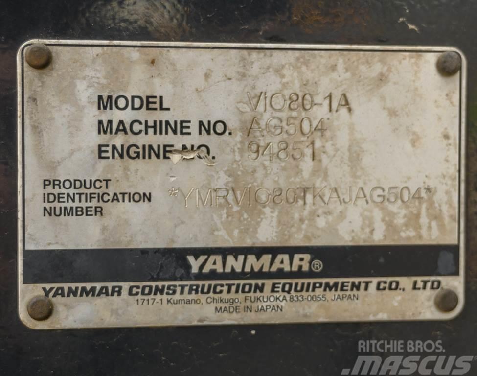 Yanmar VIO80 Mini pelle < 7t