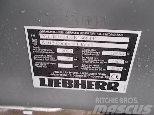Liebherr A 913 Compact G6.0-D Litronic Pelle sur pneus