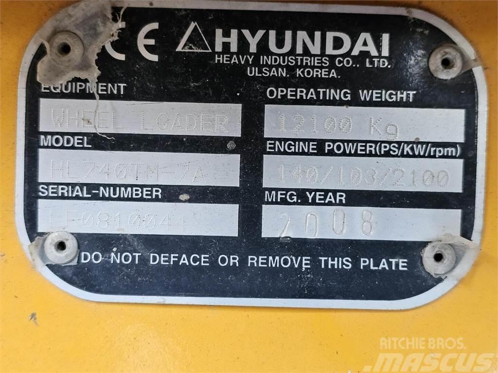Hyundai HL 740 TM 7A Chargeuse sur pneus