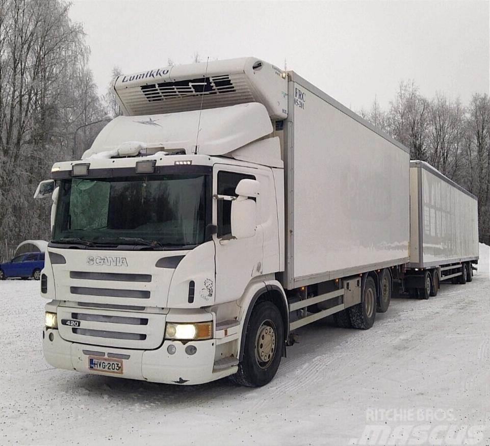 Scania P420 kylmäkoriyhdistelmä 6x2 Camion frigorifique