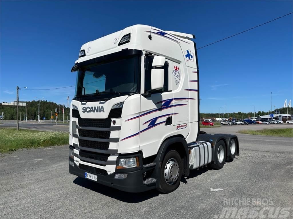 Scania S500 6x2 euro6 557tkm Tracteur routier