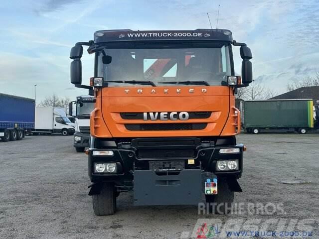 Iveco Trakker 330 4x4 Meiller 3 S. Palfinger PK 8500 Camion benne