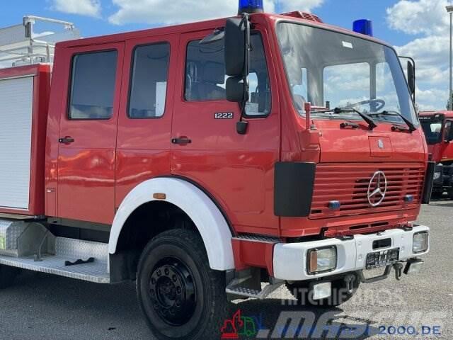 Mercedes-Benz LK 1222 4x4 Ziegler Feuerwehr 1620 L. Tank+Pumpe Camion Fourgon