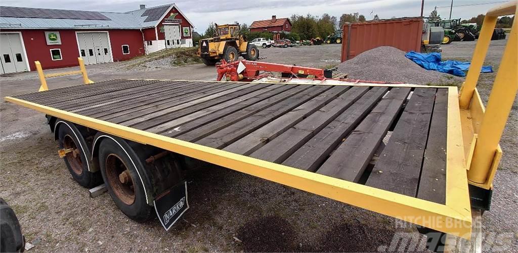  Bal/trp vagn Närko 16 ton Remorque multi-usage