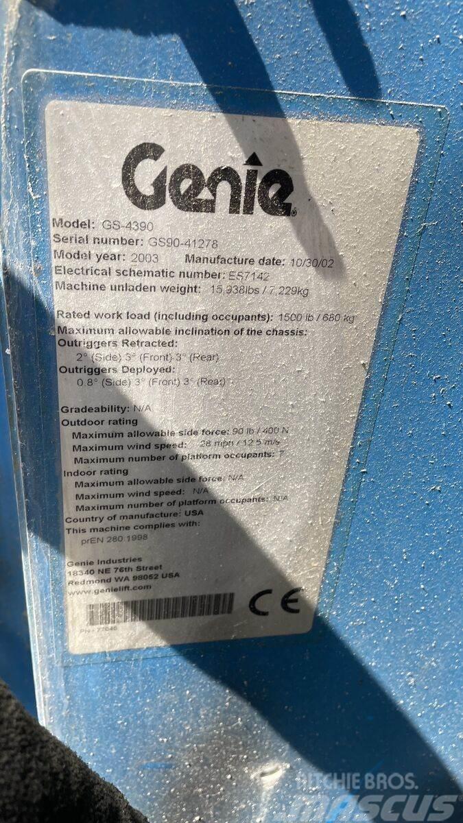 Genie GS4390 Nacelle ciseaux