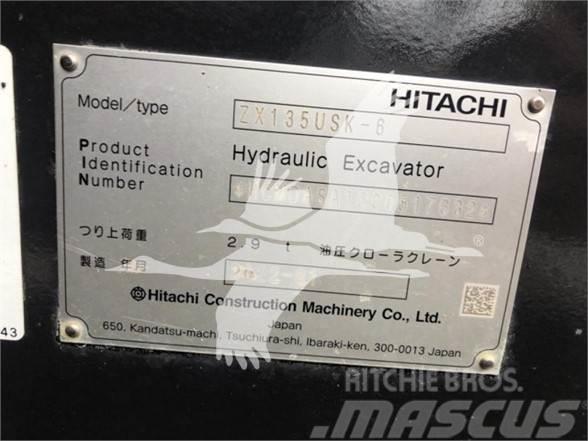 Hitachi ZX135USK-6 Pelle sur chenilles