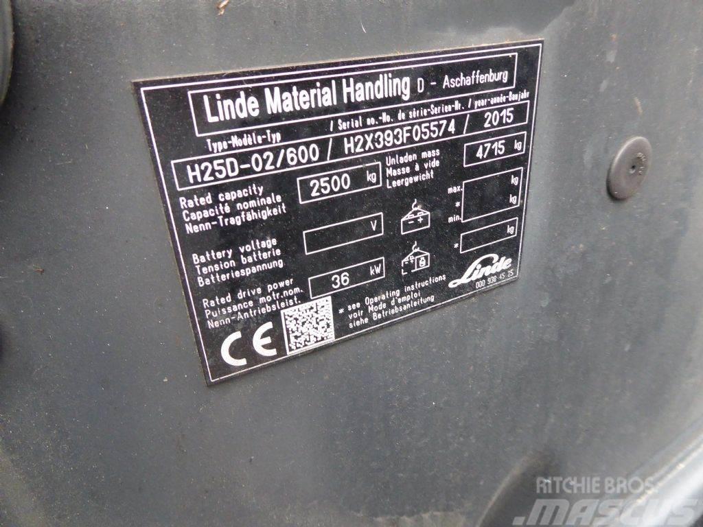 Linde H25D-02/600 Chariots diesel