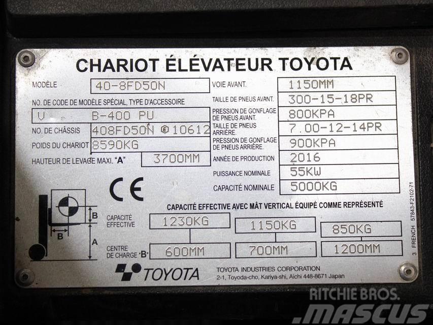 Toyota 40-8 FD 50 N Chariots diesel