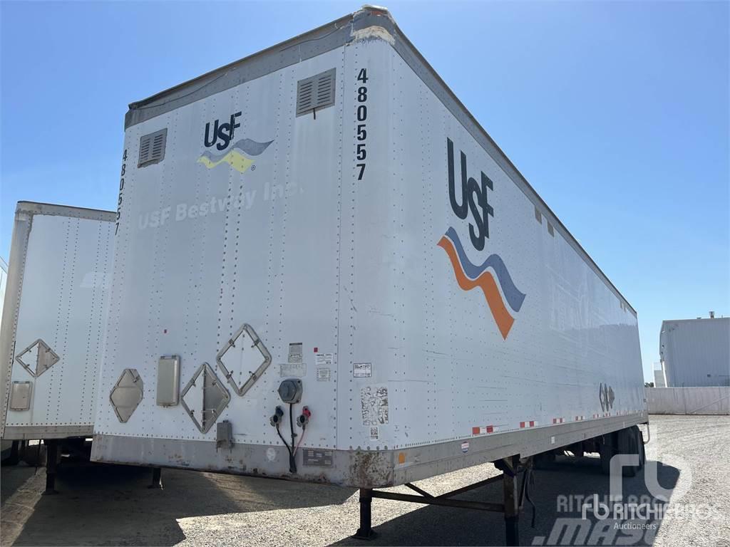 Lufkin 48 ft x 102 in T/A Box body semi-trailers