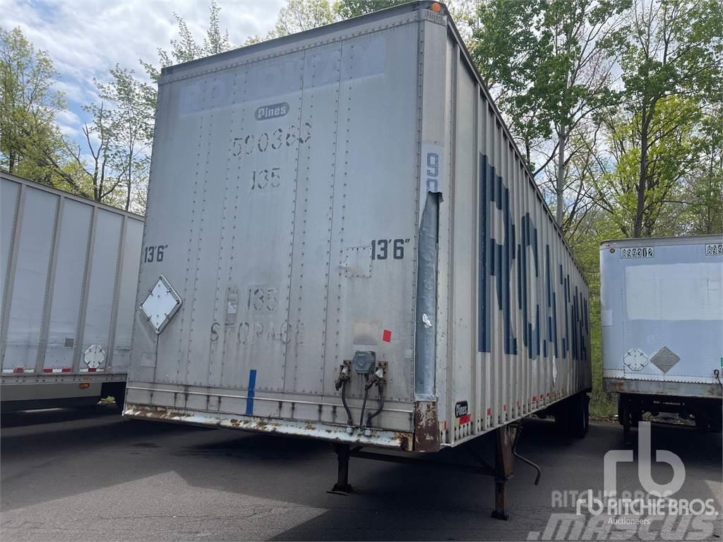  PINES 48 ft T/A Box body semi-trailers