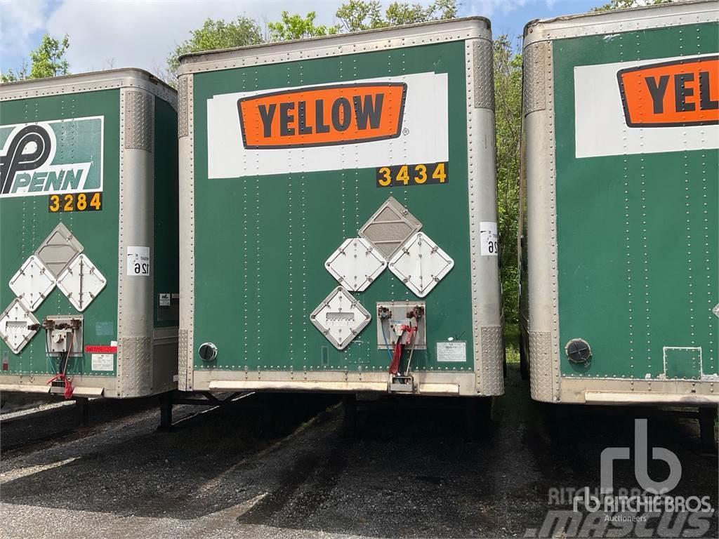 Wabash 45 ft x 96 in T/A Box body semi-trailers