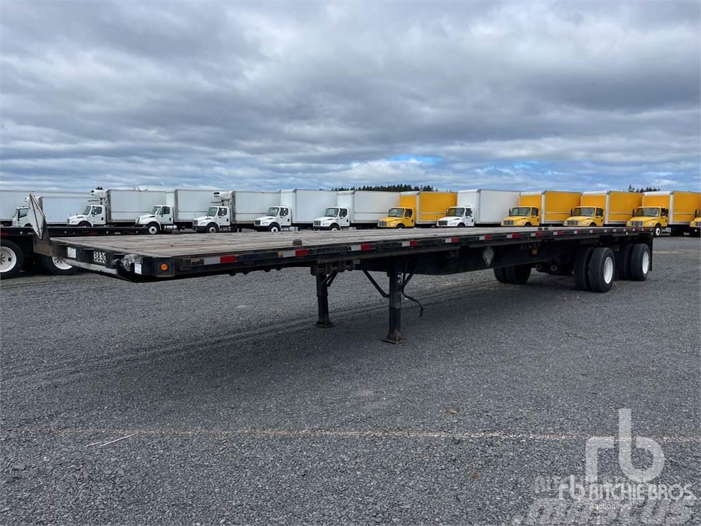 Wabash 48 ft T/A Spread Axle Flatbed/Dropside semi-trailers