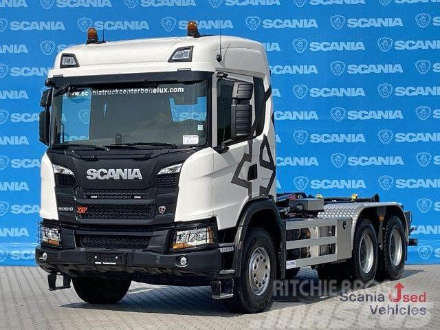 Scania G 500 B6x4HB, DIFF-L 20T HOOKLIFT, EX DEMO SUPER! Chariots à câble démontable