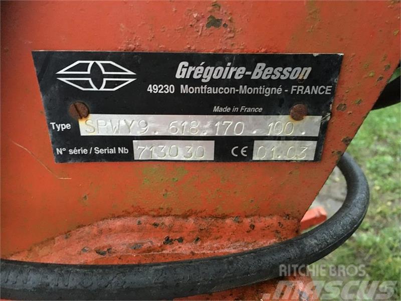 Gregoire-Besson SPWY9 618.170.100 6 furet Charrue réversible