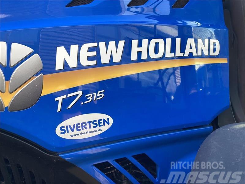 New Holland T7.315 Auto Command Ny Motor Tracteur