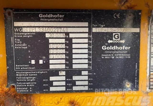 Goldhofer TUP-L3-22/80 Remorque surbaissée