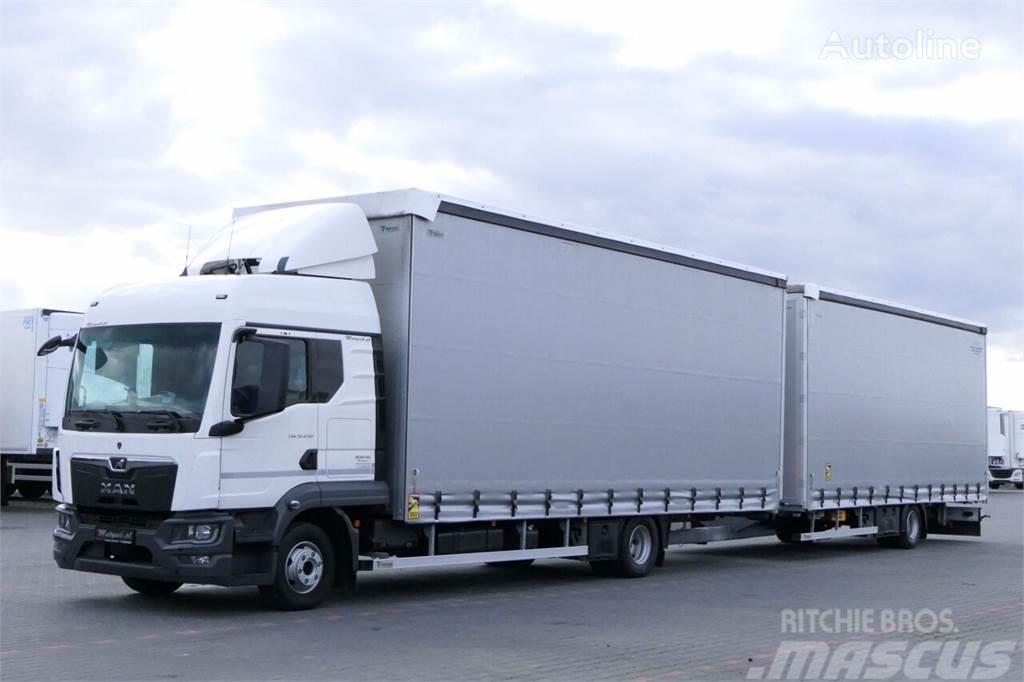 MAN TGL 12.250 Curtainsider trucks