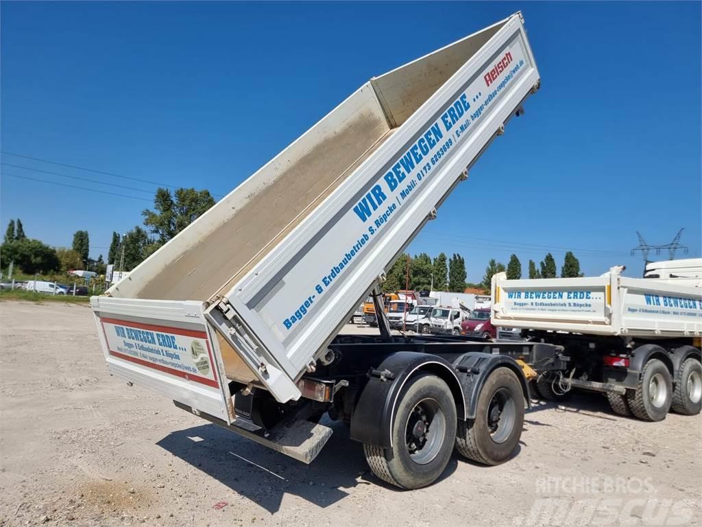 Reisch 3 sided tipper - tandem trailer - 18t Remorque benne