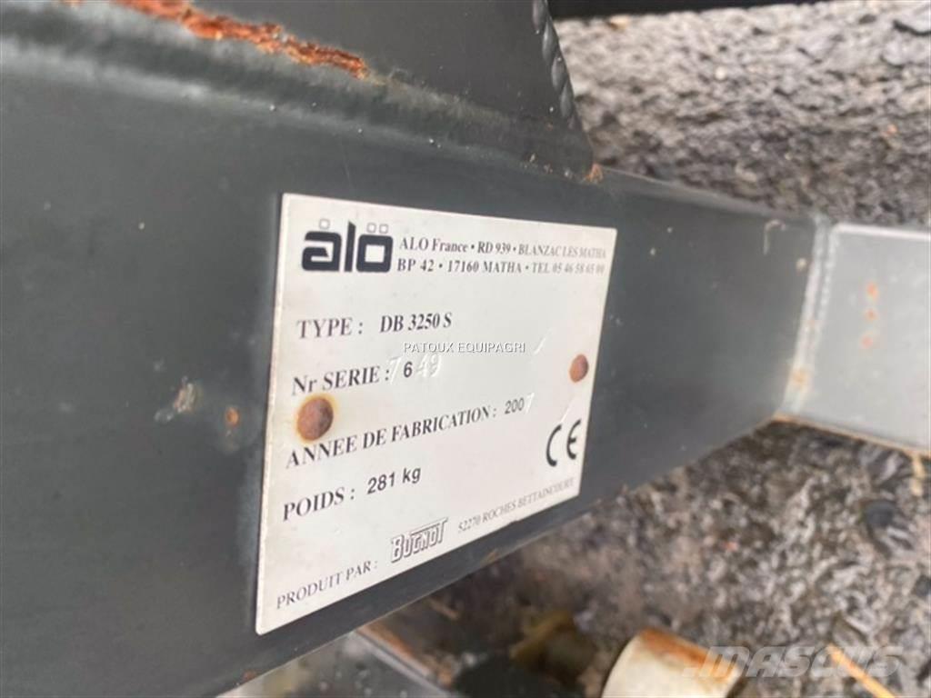 Alö DBS 3250 Autres matériels agricoles