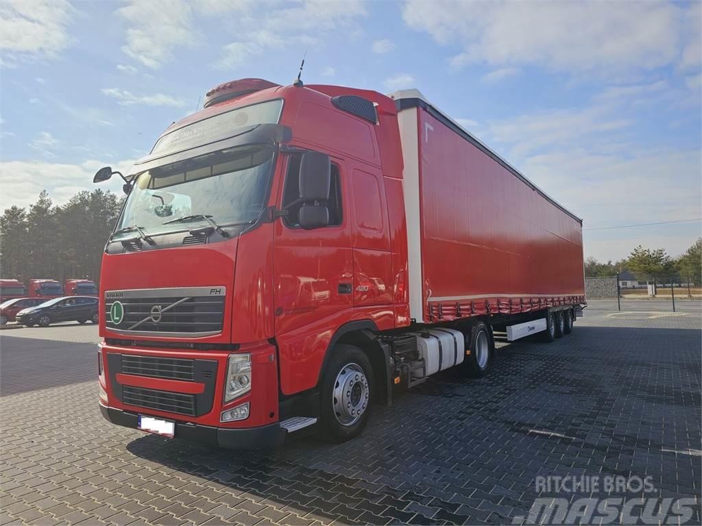 Volvo FH13 XXL NEW TIRES MANUAL 420 EURO 5 2011 Tracteur routier