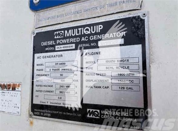 MultiQuip WHISPERWATT DCA400SSI4i Générateurs au gaz