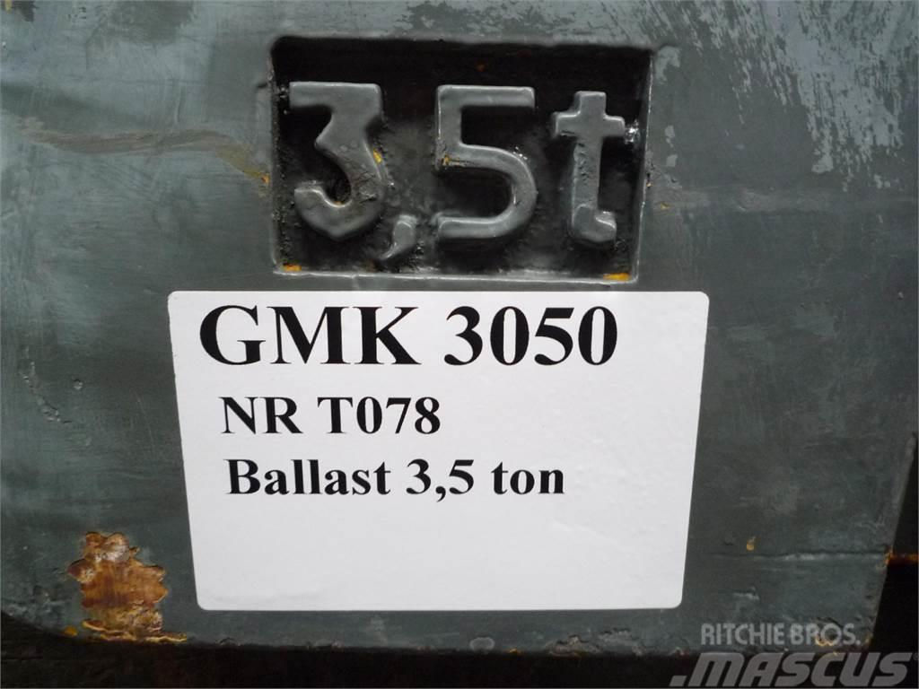 Grove GMK 3050 counterweight 3,5 ton Accessoires et pièces pour grue