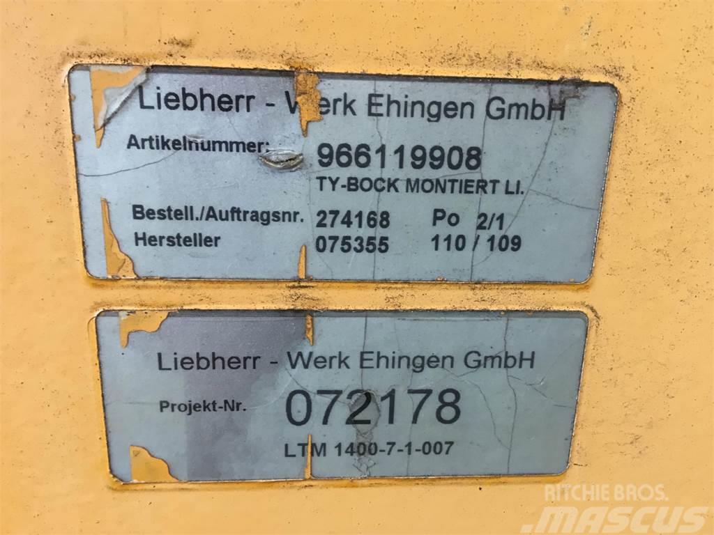 Liebherr LTM 1400-7.1 TY-bracket left pre-ass Accessoires et pièces pour grue