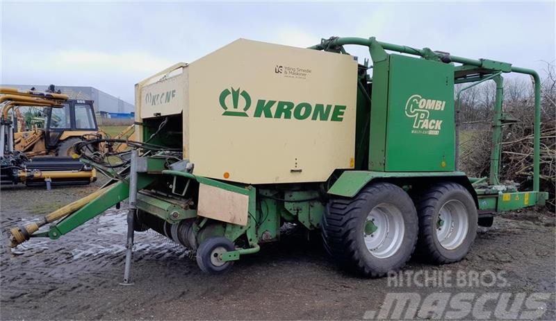 Krone Combi Pack 1500 Multi Cut V, med indpakker Presse à balle ronde