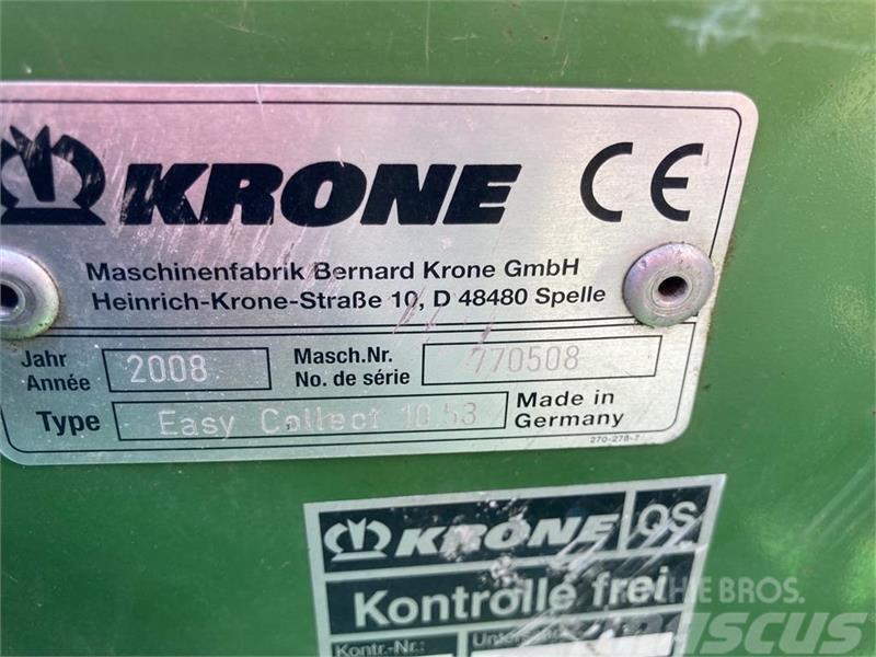 Krone Easycollect 1053 Accessoires pour machines à foin et à fourrage
