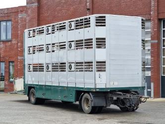 Cuppers LVA 10-10 AL 3 deck livestock trailer - BPW Axle -