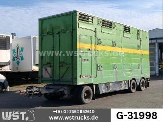 Pezzaioli 2 Stock RBA31F ausfahrbares Dach Viehanhänger