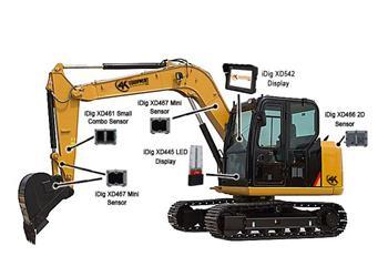  iDig Used XD610 Touch 2D Excavator System w/ 7" Di