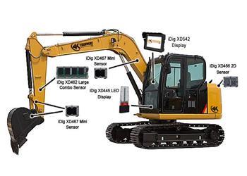  iDig NEW XD611 Touch 2D Excavator Grade Control Sy