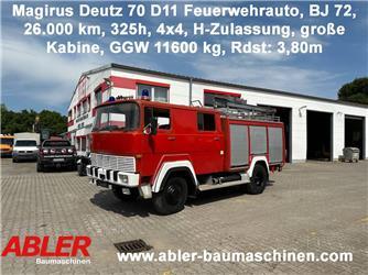 Magirus Deutz 70 D11 Feuerwehrauto 4x4 H-Zulassung