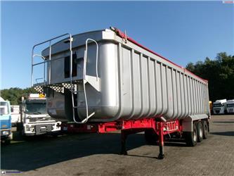 Montracon Tipper trailer alu 50.5 m3 + tarpaulin
