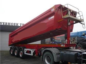 MOL 28m3 3 axle tipper trailer Alubox - Steelchassis (