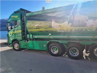 Volvo FH 8x4 bulk truck w/ VM Tarm 2 axle bulk trailer