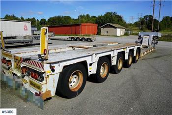 Broshuis 7DDC-101 5+2 axle Low Bed Machine Trailer with Dol