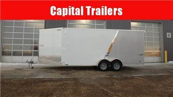 Bravo Trailers 7FT x 18FT + 5FT Ramp Cargo Trailer Silver Star
