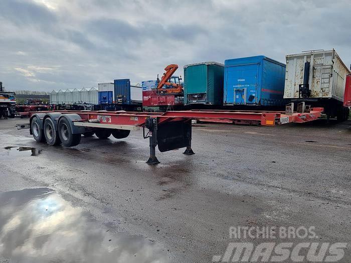 Desot 3 AXLE LIGHT WEIGHT 40 FT CONTAINER CHASSIS BPW DR Semi remorque porte container