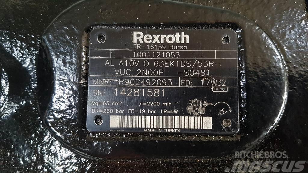 JLG 3006-Rexroth AL A10VO63EK1DS/53R-Load sensing pump Hydraulique