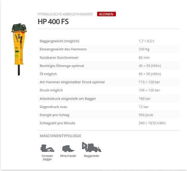 Indeco HP 400 FS Marteau hydraulique