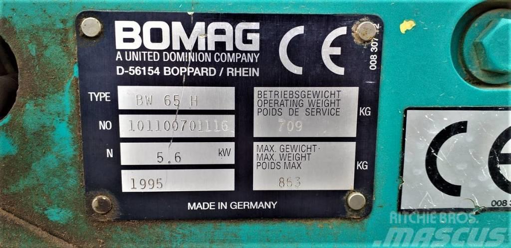  Walec wibracyjny prowadzony BOMAG BW 65 H Rouleaux vibrants tractés