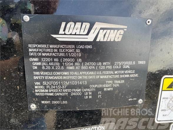 Load King FLIP AXLE, AIR RIDE,DRUM BRAKES, 22.5LP Semi remorque surbaissée