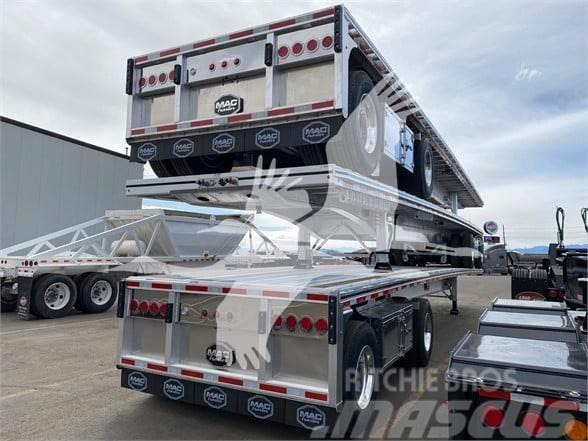 MAC TRAILER MFG 48' OWNER OPP FLATBED, LIFT AXLE, 2 TO Semi remorque plateau ridelle