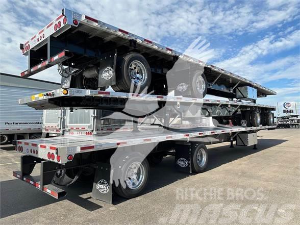 Utility 4000AE 53' CAL LEGAL COMBO FLATBED, COIL PACKAGE, Semi remorque plateau ridelle