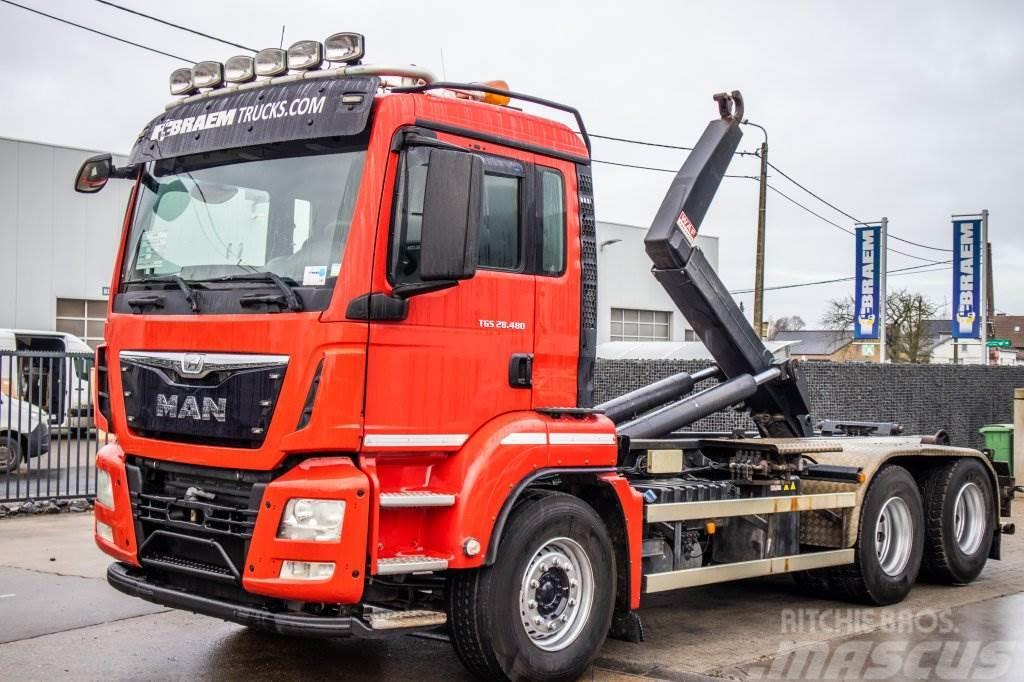 MAN TGS 26.480 BL-6X2-2 Camion porte container