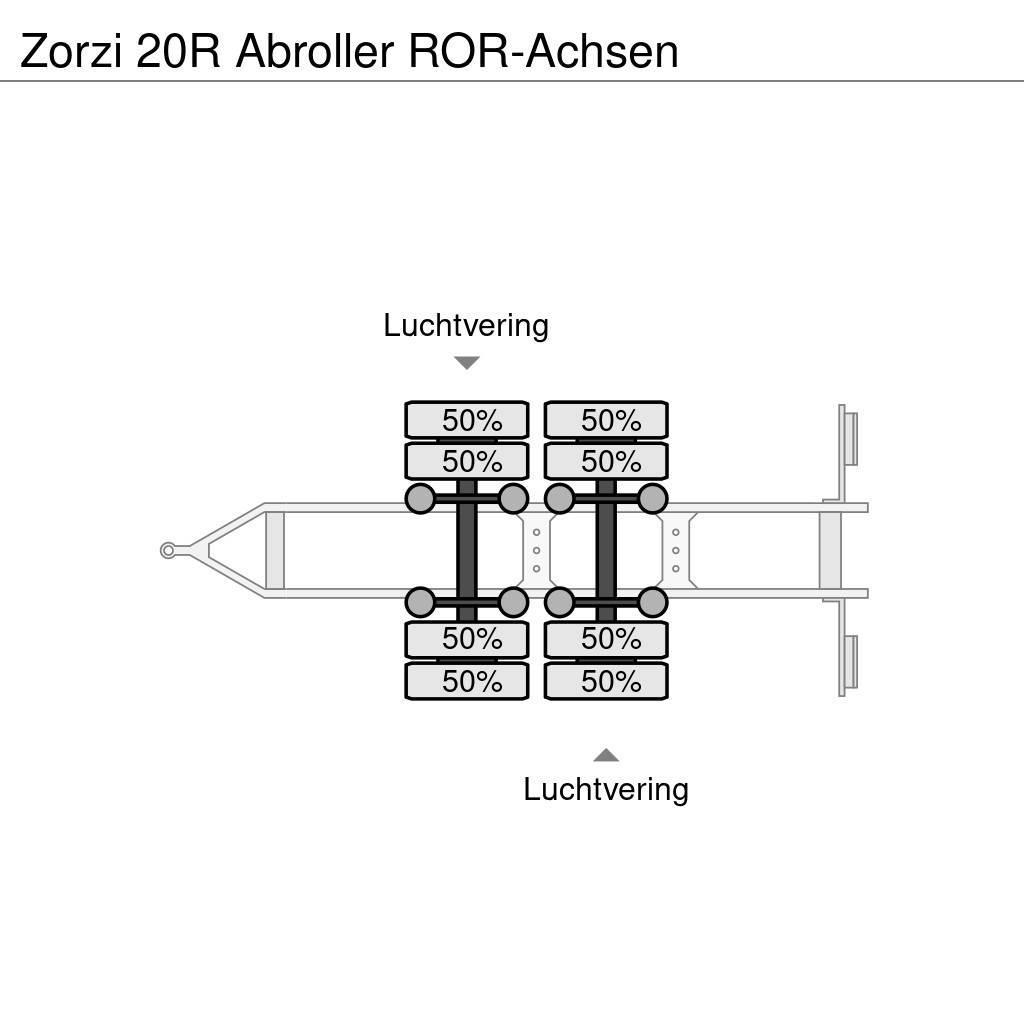 Zorzi 20R Abroller ROR-Achsen Remorque chassis